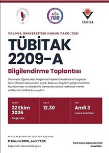 TÜBİTAK 2209-A Üniversite Öğrencileri Araştırma Projeleri Destekleme Programı Bilgilendirme Toplantısı